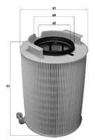 Фільтр повітряний Mahle/Knecht LX1566