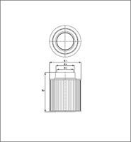 Фільтр повітряний Mahle/Knecht LX388