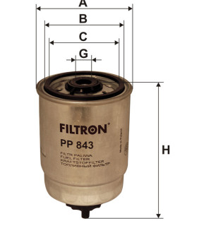 Фільтр паливний Filtron PP843