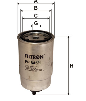 Фільтр паливний Filtron PP8451
