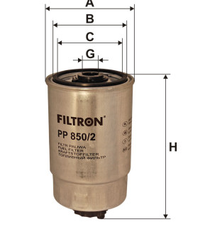 Фільтр паливний Filtron PP8502