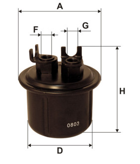 Фільтр паливний Filtron PP869