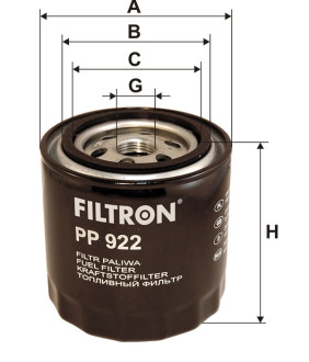 Фільтр паливний Filtron PP922