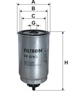 Фільтр паливний Filtron PP9793