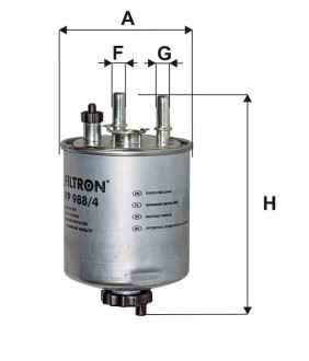 Фільтр паливний Filtron PP9884