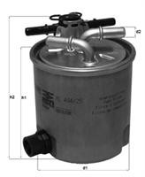 Фільтр паливний Mahle/Knecht KL40416