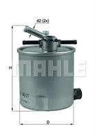 Фільтр паливний Mahle/Knecht KL44027