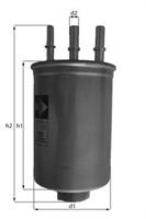 Фільтр паливний Mahle/Knecht KL446
