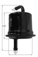 Фільтр паливний Mahle/Knecht KL536