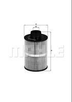 Фільтр паливний Mahle/Knecht KX208D