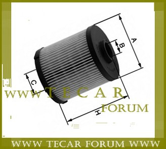 Фільтр паливний VAG 1K0127434B