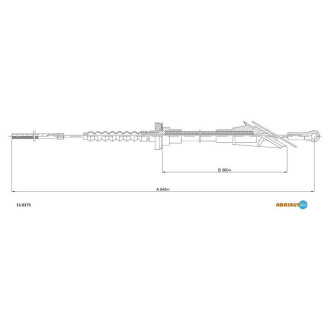 Трос зчеплення Adriauto 110171