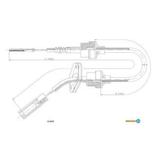 Трос зчеплення Adriauto 110179