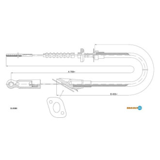 Трос зчеплення Adriauto 110183