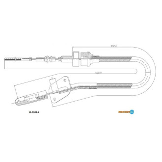 Трос зчеплення Adriauto 1101031