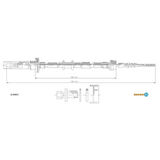 Трос зчеплення Adriauto 1101091