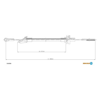 Трос зчеплення Adriauto 110116