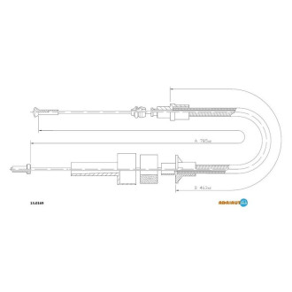 Трос зчеплення Adriauto 130169