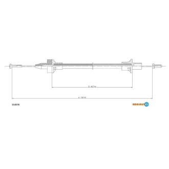 Трос зчеплення Adriauto 130176