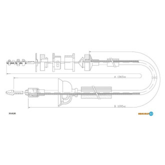 Трос зчеплення Adriauto 350120