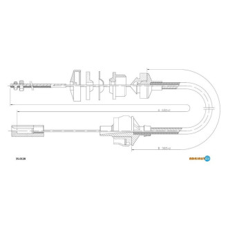 Трос зчеплення Adriauto 350128
