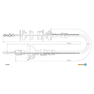 Трос зчеплення Adriauto 350131