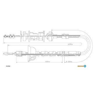Трос зчеплення Adriauto 350136