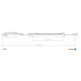 Трос зчеплення Adriauto 410160