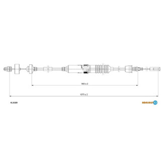 Трос зчеплення Adriauto 410189