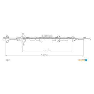 Трос зчеплення Adriauto 410129