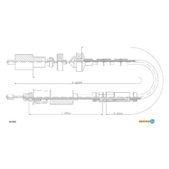 Трос зчеплення Adriauto 410181