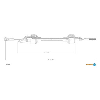 Трос зчеплення Adriauto 450116