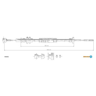 Трос зчеплення Adriauto 450131
