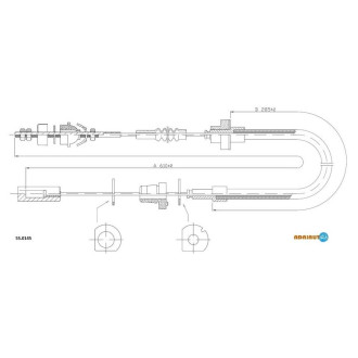 Трос зчеплення Adriauto 550145