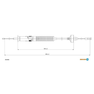 Трос зчеплення Adriauto 550156