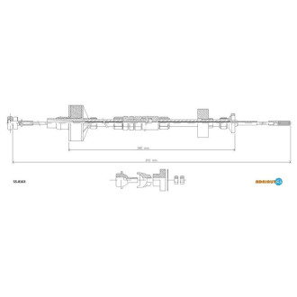 Трос зчеплення Adriauto 550163