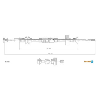 Трос зчеплення Adriauto 550164