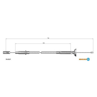 Трос зчеплення Adriauto 550127