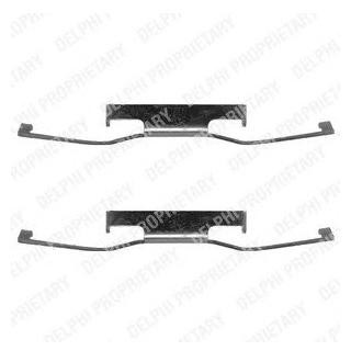 Ремкомплект гальмівних колодок Delphi LX0054