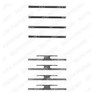 Ремкомплект гальмівних колодок Delphi LX0055