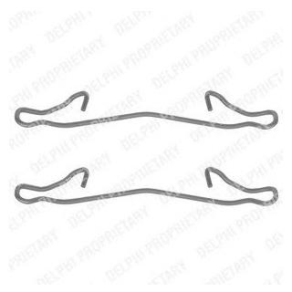 Ремкомплект гальмівних колодок Delphi LX0088