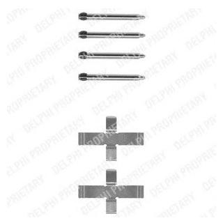 Ремкомплект гальмівних колодок Delphi LX0094