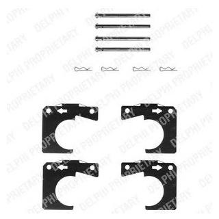 Ремкомплект гальмівних колодок Delphi LX0007