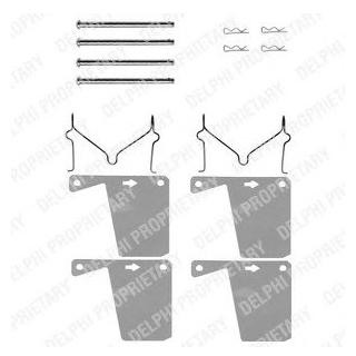 Ремкомплект гальмівних колодок Delphi LX0028