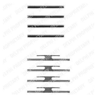 Ремкомплект гальмівних колодок Delphi LX0035