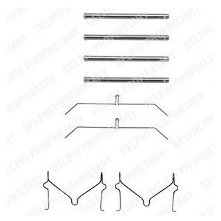 Ремкомплект гальмівних колодок Delphi LX0145