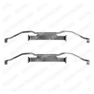 Ремкомплект гальмівних колодок Delphi LX0153