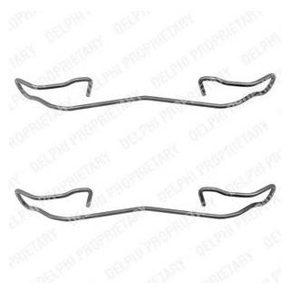 Ремкомплект гальмівних колодок Delphi LX0167