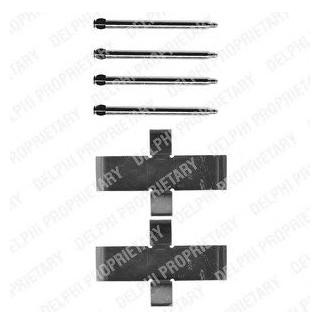 Ремкомплект гальмівних колодок Delphi LX0107