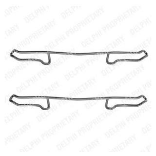 Ремкомплект гальмівних колодок Delphi LX0108